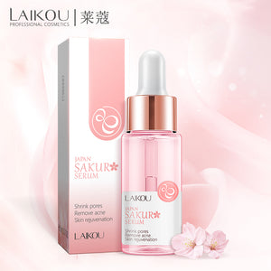 LAIKOU Sakura Japanese Professional Face Serum For Acne And Pore Cleansing!