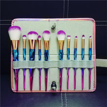 Load image into Gallery viewer, 10/7 Pcs Diamond Cosmetic Makeup Brushes Set!