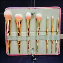 Load image into Gallery viewer, 10/7 Pcs Diamond Cosmetic Makeup Brushes Set!