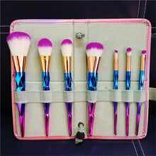 Load image into Gallery viewer, 10/7 Pcs Diamond Cosmetic Makeup Brushes Set!