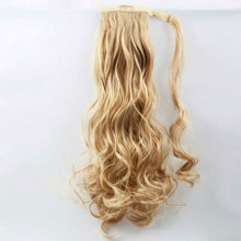 Load image into Gallery viewer, 100% Real Thick Clip In Human Remy Hair Extensions Pony Tail Wrap On Ponytail.