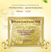 Load image into Gallery viewer, Bioaqua Korean 24K Gold Collagen Facial Mask Crystal Gold Collagen For Skin Cleaning Treatment!