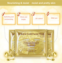 Load image into Gallery viewer, Bioaqua Korean 24K Gold Collagen Facial Mask Crystal Gold Collagen For Skin Cleaning Treatment!