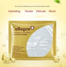 Load image into Gallery viewer, Bioaqua Korean 24K Gold Collagen Facial Mask Crystal Gold Collagen For Skin Cleaning Treatment!