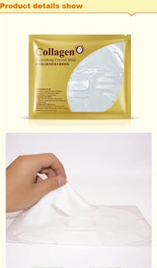 Bioaqua Korean 24K Gold Collagen Facial Mask Crystal Gold Collagen For Skin Cleaning Treatment!