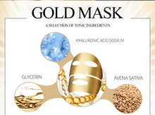 Load image into Gallery viewer, Bioaqua Korean 24K Gold Collagen Facial Mask Crystal Gold Collagen For Skin Cleaning Treatment!