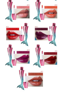 20 Colors Liquid Crystal Glow Mermaid Lip Gloss Laser Holographic!