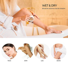 Load image into Gallery viewer, Mini Handheld Painless Laser Hair Remover Device For Face and Body Waterproof.