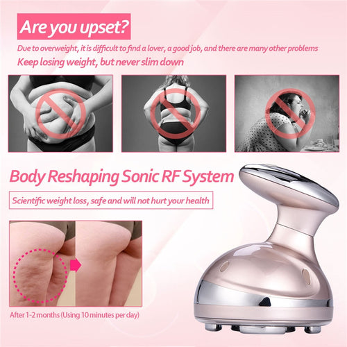 RF Cavitation Ultrasonic Slimming Massager LED Fat Burner Anti Cellulite Lipo Device!