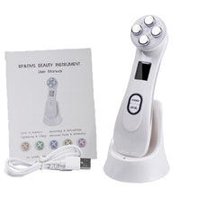 Load image into Gallery viewer, Face Skin EMS Meso-Therapy Electroporation RF Radio Frequency Facial LED Photon Skin Care Face Lift Device!