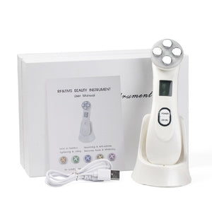 Face Skin EMS Meso-Therapy Electroporation RF Radio Frequency Facial LED Photon Skin Care Face Lift Device!