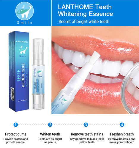 LANBENA 4ml Dental Lab Gel Teeth Whitening Pen with Teeth Whitening Strips!