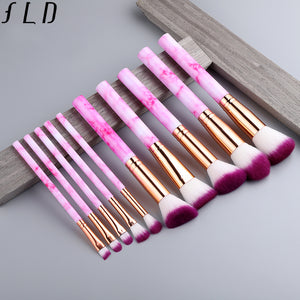 10 Pcs/ 8 Pcs Professional Makeup Brush Set!