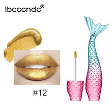 Load image into Gallery viewer, 20 Colors Liquid Crystal Glow Mermaid Lip Gloss Laser Holographic!