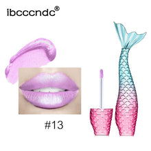 Load image into Gallery viewer, 20 Colors Liquid Crystal Glow Mermaid Lip Gloss Laser Holographic!