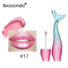 Load image into Gallery viewer, 20 Colors Liquid Crystal Glow Mermaid Lip Gloss Laser Holographic!