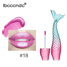 Load image into Gallery viewer, 20 Colors Liquid Crystal Glow Mermaid Lip Gloss Laser Holographic!