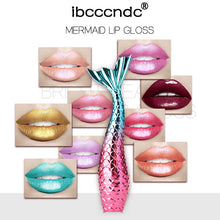 Load image into Gallery viewer, 20 Colors Liquid Crystal Glow Mermaid Lip Gloss Laser Holographic!